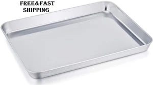 Tostadora compacta de acero inoxidable para horno bandeja para horno profesional 8x10x1 - Imagen 1 de 7