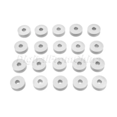 20pcs 9x21mm Industrial Aluminum Bobbins For Singer Brother Sewing Machine Tools - Image 1 of 4