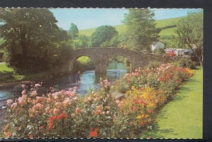 Devon Postkarte - Malmsmead Brücke und Lorna Doone Farm Hotel T6051 - Bild 1 von 2