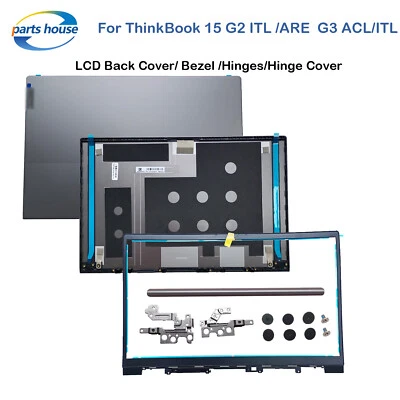 Novo Para Lenovo ThinkBook 15 G2 15 G3 LCD Tampa Traseira Moldura Dobradiça Tampa EUA - Imagem 1 de 4