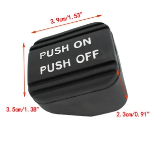 Brake Pedal Pad Cover For Nissan Altima Titan Rogue Armada Quest Leaf Rubber - Foto 1 di 7