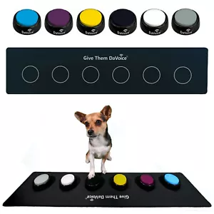 Dog Buttons, Dog Talking Buttons, Dog Communication Buttons, Dog Training Button - Picture 1 of 9