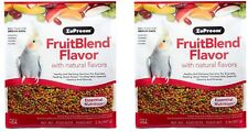 ZuPreem Fruit Blend 82020 Flavor for Medium Birds 2lbs (2 Bags)
