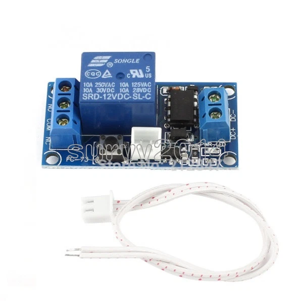 12V 1 Channel Latching Relay Module with Touch Bistable Switch MCU Control - Image 1 of 1