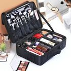 Makeup Bag With Led Mirror Vanity Case Beauty Box Portable Travel Cosmetic Bag