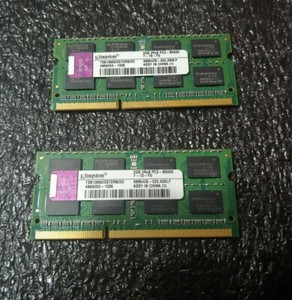 Kingston 2 GB 1066 MHz PC3-8500 Dual Rank DDR3 Laptop SODIMM (TSB1066D3S7DR8/2G)