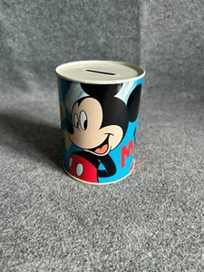 SALVADANAIO in latta 8x11 cm TOPOLINO Disney MICKEY MOUSE - Foto 1 di 6