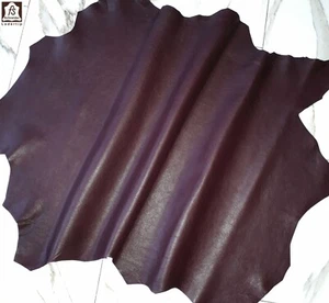 LEDER TIP 37896-OA, Lederreste, 1 Lederhaut 1,0mm, auberginefarben nappa - Picture 1 of 1