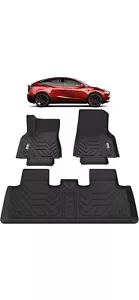 AUXITO Tesla Model Y Floor Mats 2020-2025, Model Y All Weather Mats Custom - Picture 1 of 6