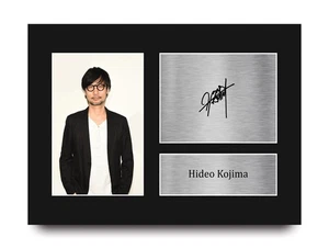 Hideo Kojima Fundador Enmarcado Idea de Regalo Impreso Autógrafo Imagen Creador de Juegos - Imagen 1 de 17