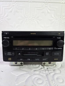2003-2005 Toyota 4Runner Head Unit AM/FM/CD/Cassette 86120-35281 - Foto 1 di 9