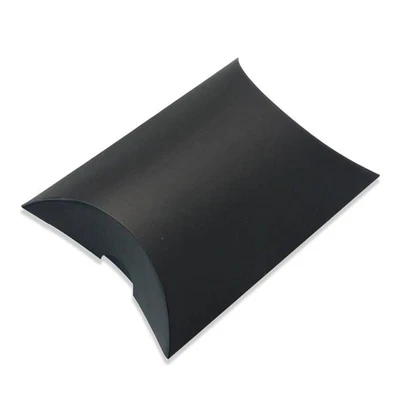 50Pcs Pillow Shaped Christmas Paper Candy Boxes Kraft Gift Bag Wedding Party - Image 1 of 4