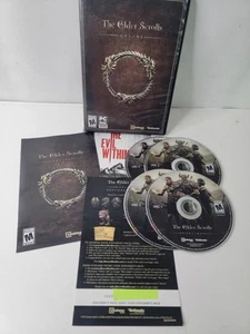 The Elder Scrolls Online PC Windows Mac, 2014 - CIB w/ 4-Disc Manual & 2 Inserts - Picture 1 of 7