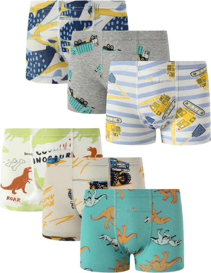 Toddler Boys Trainer Underwear Little Kids Boy Boxer Briefs - Image 1 of 4