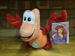 Disney Prinzessin singend schnappend Sebastian 10 Zoll Plüschtier Stofftier Krabbe BRANDNEU - Bild 1 von 7
