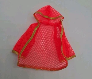 Ropa de muñeca Barbie vintage #1116 traje de baño dramático encubrimiento malla naranja - Imagen 1 de 7