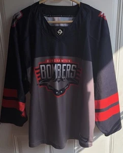 Camiseta deportiva de lacrosse de boxeo profesional Binghamton Bombers de ajuste poco común juvenil XL - Imagen 1 de 6