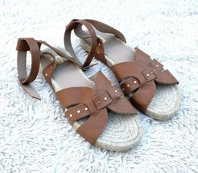 Bruno Magli NWOT Perla Ankle Strap Espadrille Sandals Sz 6 - Image 1 of 4