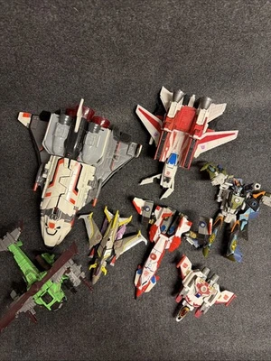 7 Transformers Aircraft Miscelaneous. mostly Older Figures. Read Description - Image 1 of 4