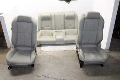2003-2004 Infiniti G35 Coupe Complete Seat Set OEM MQ106 - Image 1 of 4