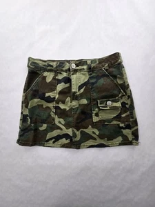 Hot Kiss Camouflage Button Down Stretch Skylar Minirock Größe 9 - Bild 1 von 8