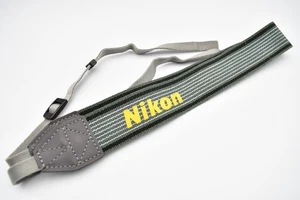 [Near Mint] NIKON WIDE STRAP Adjustment possible Yellow Gray From Japan - Picture 1 of 7