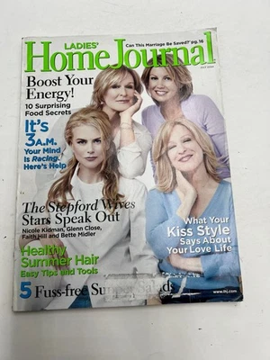 Ladies' Home Journal Magazine July 2004 - Nicole Kidman, Glenn Close, Faith Hill - Image 1 of 4
