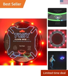 Lightweight 12 LED Frisbee - Waterproof & Glow-in-the-Dark Fun for All Ages - Picture 1 of 8
