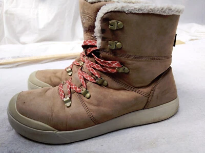Botas Keen Elena para mujer 10 40,5 impermeables de cuero aisladas con cordones excursionistas Foto 1 de 4