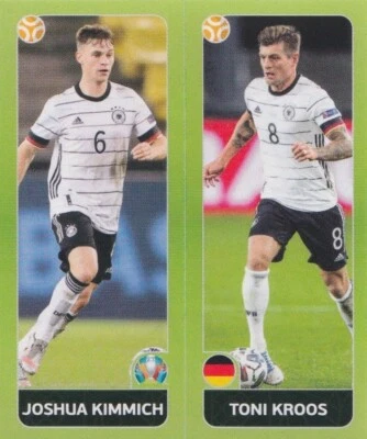 PANINI FUßBALL UEFA EURO 2020 TOURNAMENT 2021 Panini Stickers Euro 2020 Tournament 2021 No. 602 Kimmich & Toni Kroos