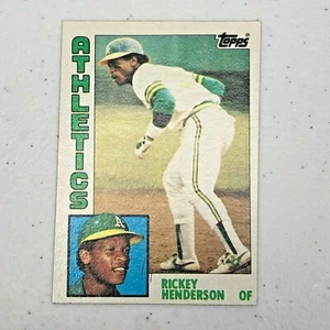 RICKEY HENDERSON 1984 Topps Baseballkarte #230 Oakland A's - Bild 1 von 2