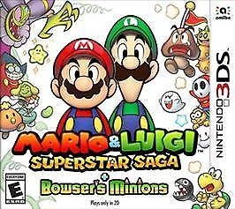 Mario & Luigi: Superstar Saga + Bowser's Minions (Nintendo 3DS, 2017)