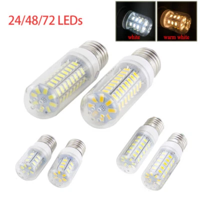 24 48 led corn lights Warm Cool white candle lamp bulb 220V E27 SMD 5730 SMD - Image 1 of 4