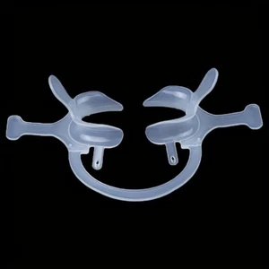 1pc Mouth Opener Expander C-Shape Cheek Lip Retractor With Handle Dental Tool - Picture 1 of 9