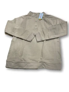 Kids' Pullover Sweatshirt - Cat & Jack Taupe XL (16) - Picture 1 of 1