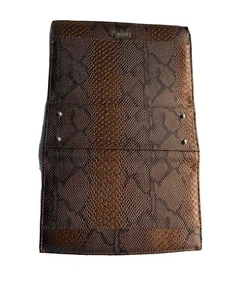 Cartera Miche Clásica Cubierta Cobre Jen Piel de Serpiente Usada en Excelente Condición - Imagen 1 de 5