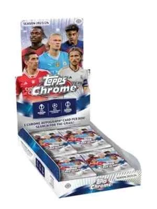 2023/24 Topps Chrome UEFA Soccer Hobby Box - Picture 1 of 1