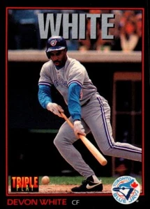 1993 Triple Play #89 Devon White - Picture 1 of 2