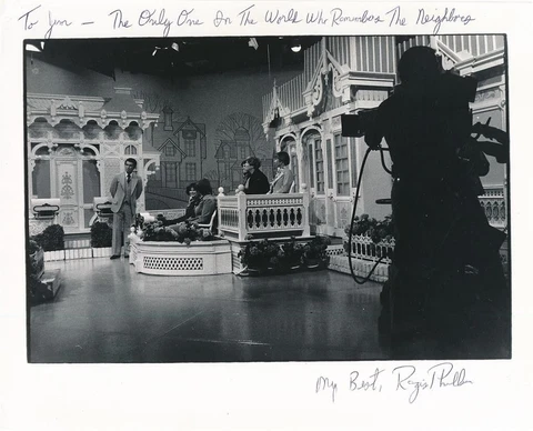 Regis Philbin- Signed B&W Photograph Cover