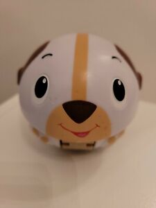 Bright Starts Giggables Having A Ball Wobble & Roll Brown White Dog Puppy