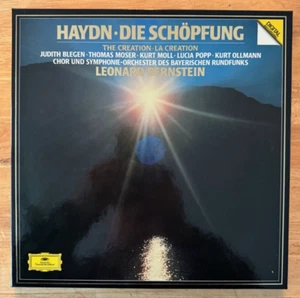 GERMAN BOX LP 33 JOSEPH HAYDN LEONARD BERNSTEIN (DIE SCHOPFUNG) - Picture 1 of 3