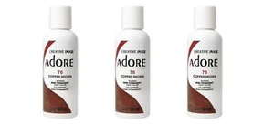 BL Adore Semi-Permanent Haircolor #076 Copper Brown 4oz X 3 Counts - Picture 1 of 1