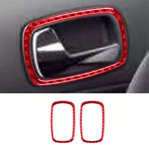 4PCS Black Carbon Fiber Door Frame Sticker Trim For Chevrolet COBALT 2005-2010 - Picture 1 of 12