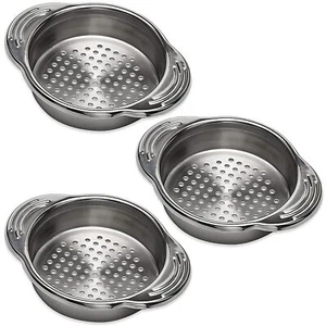 3pack Tuna Can Strainer Stainless Steel Sieve Tuna Strainer Press Can Oil Squeez - Picture 1 of 6