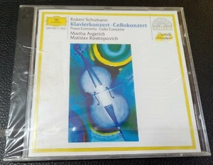 Schumann Cello Piano Concerto Rostropovich Argerich DGG GERMANY SEALED NEW - Bild 1 von 2