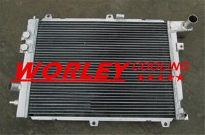Aluminum radiator FOR Opel VECTRA Vauxhall Calibra 2.0 2.0i C20LET TURBO manual - Imagen 1 de 6
