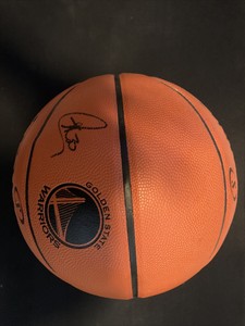 steph curry signed basketball