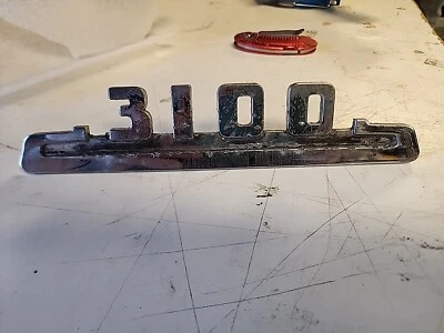 1947-1954 1948 1949 1950 1951 1952 1953 Chevrolet Truck emblema 3100 insignia 55 Foto 1 de 4