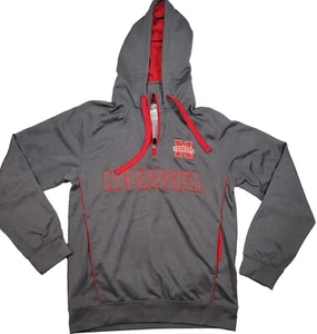 Nebraska Huskers Size Small Hoodie Long Sleeve Gray Front Pocket Rivalry Thread - Picture 1 of 6