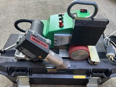 🇺🇸Leister Uniplan E Soldador de banner de aire caliente 120V Dobladillo Kit Mango de peso🇺🇸 Foto 1 de 4